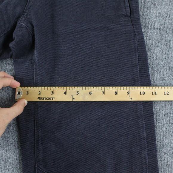 We The Free People Jeans Women 26 Osaka Mid Rise Barrel Crop Gray Baggy Boho Y2K - Picture 11 of 14